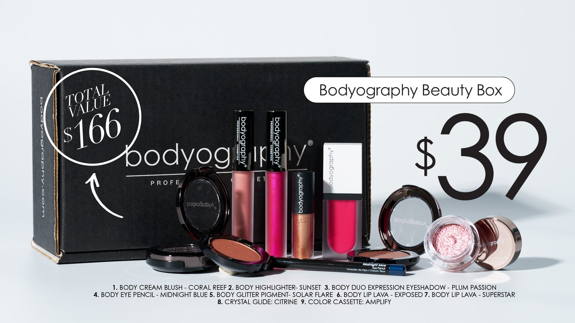 Bodyography® | Makeup & Skincare Beauty Cosmetics